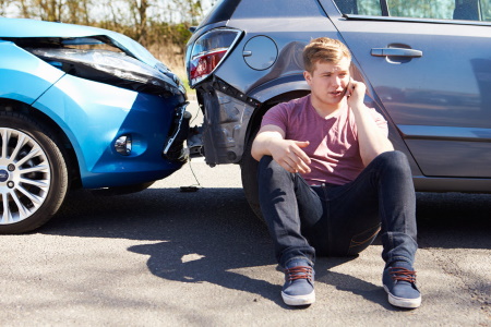 Back injury after a car accident