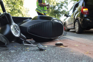accident on a moped