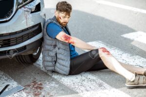 pedestrian car accident