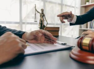 A personal injury solicitor and client discuss a rear shunt accident claim