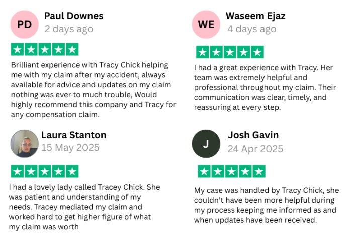 Trust Pilot Review on Tracy Chick author page